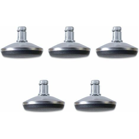 Chaise de bureau Chaise de bureau Roues de rechange Roulettes pivotantes pour pied fixe fixe Diamètre 7/16" (11 mm) Tige compatible avec la plupart des chaises de bureau (1/5)