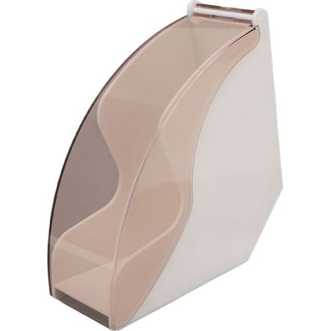 Aufbewahrungsbox für Papierkaffeefilter, staubdichter Kunststoffbehälter für handgebrühte Kaffeefilter, mit Deckel, weiß (1/5)