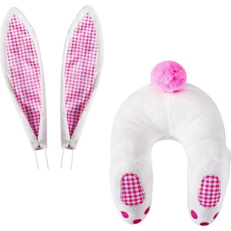 Guirlande De Pâques - Lapin Artificiel - 50 Cm - Pour Porte Avant Mur Salon - Kit De Décoration Printanière - 1 Pièce (1/2)