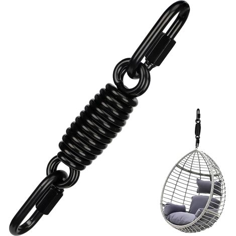 Steel Swing Chair Spring with 2 Carabiners, Swing Spring for Sandbag, Hammocks, Hanging Chair, Yoga, Maximum Load 250 kg (1/5)