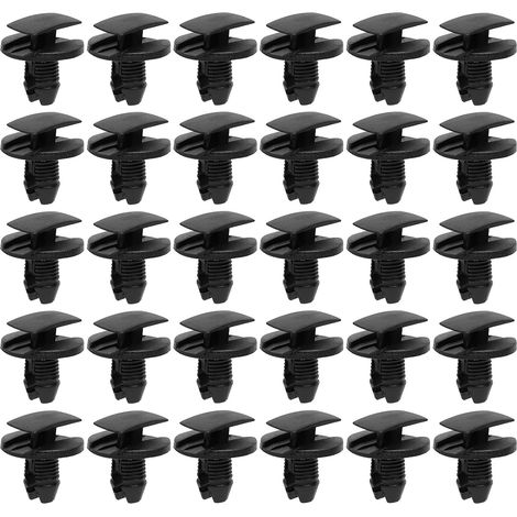 Set di 30 clip di fissaggio per paraurti, rivetti in plastica, clip di fissaggio per rivetti per parafanghi, clip per auto per pannelli di rivestimento delle portiere compatibili con Citroen Peugeot (1/5)