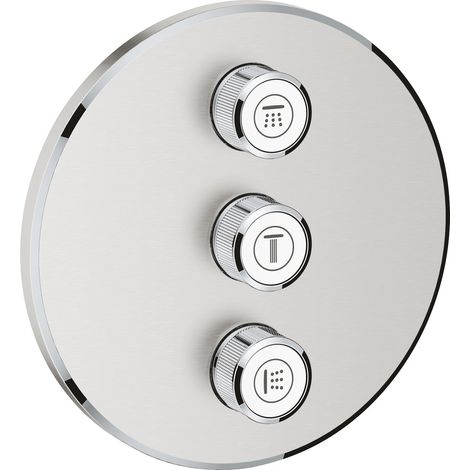 Grohe Grohtherm SmartControl vanne à 3 voies dissimulée, rosace (1/3)