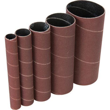 triton Schleifhülsen K80 13-51mm für TSPST450 Spindelschleifmaschine 115mm Set 5-tlg. TSPSS80G5PK