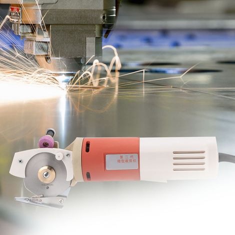 Coupe-tissu électrique portatif à lame rotative de 65 mm, prise UE, 220 V (1/5)