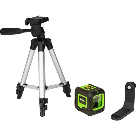 Grettz G2D Mini Cross Line Green Beam Laser Level — Inc. Tripod (1/5)