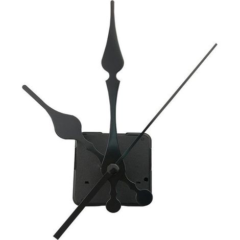 Mouvement Horloge Quartz - Mécanisme Horloger DIY pour Cadran Mural - Aiguilles Longues 82 mm 117 mm - Adapté Panneau 30 à 35 cm - 1 Pièce (1/5)
