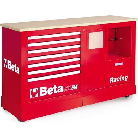 Cassettiera mobile racing sm beta c39sm - Red (1/3)