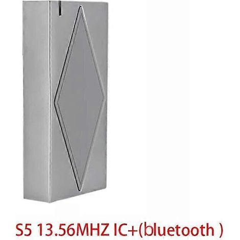 Lecteur de cartes Bluetooth S5 étanche IP66, compatible EM 125 kHz ou IC 13,56 MHz, boîtier métallique, sortie WG26/34, circuit intégré S5 (1/5)