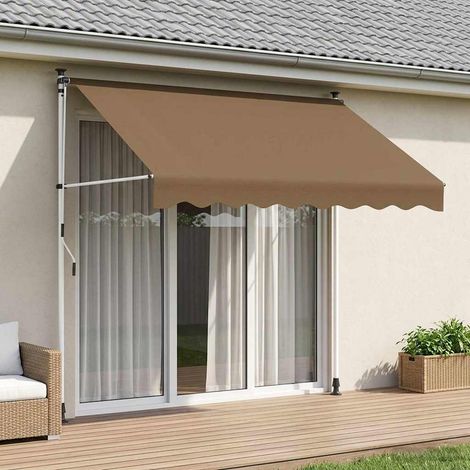 Teenpull – Manuell einziehbare Markise Beige 100 cm (1/5)