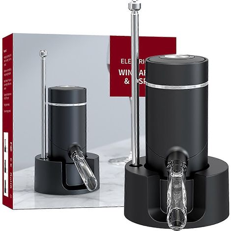 Wiederaufladbarer elektrischer Weinbelüfter, automatischer Weindekanter, intelligenter elektrischer Weinausschank, Küchenaccessoire für Partys, Geschenk (1/4)