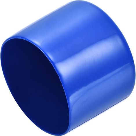 4Pcs Embouts en Caoutchouc 55mm de Diamètre Intérieur Capuchon Rond en Vinyle pour Vis, Protection de Pieds de Meuble, Tube, Bleu (1/4)