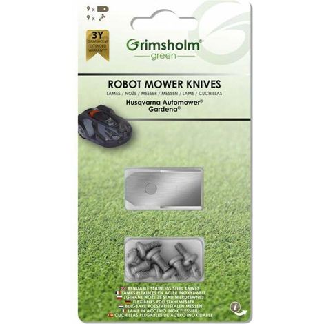 Kit cuchillas cortacésped Gardena Automower acero inoxidable 9