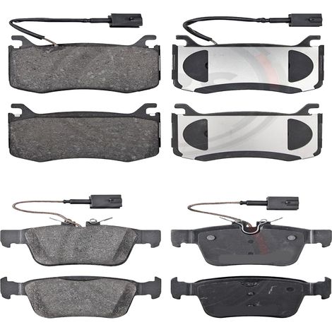 KIT PASTIGLIE FRENO ANTERIORI E POSTERIORI compatibile con Alfa Romeo GIULIA / PASTIGLIE FRENANTI AUTO OEM P23185P23187P23183,P23180 / SOSTITUZIONE DIRETTA / BASSA POLVERE / SILENZIOSO