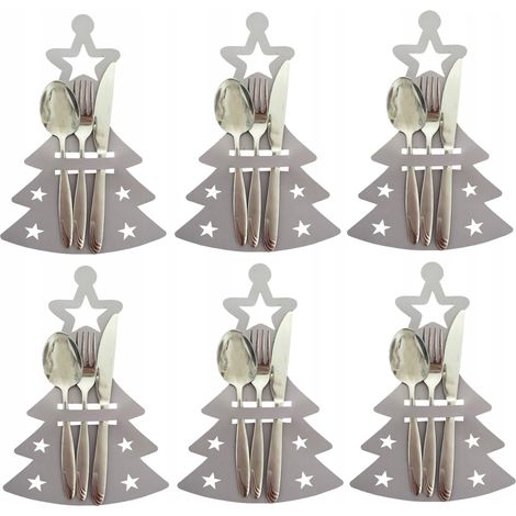 Besteckkasten, Weihnachtsabdeckung, Weihnachtsbaumschmuck, 6-teilig