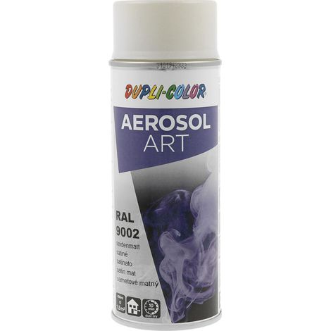 Dupli Color Aerosol Art Lackspray Graffiti Dose - wetterfest, lichtecht und UV-beständig - Graffiti-Spray 400ml, grauweiß matt RAL 9002 (1/4)