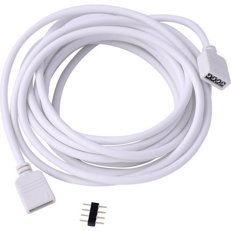 Câble d'extension de barre lumineuse RVB Câble de borne de connexion de barre lumineuse LED (5M) (1/3)