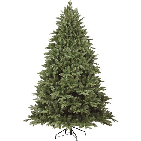 Dmora - Albero di Natale Trento, Albero artificiale extra folto, Albero effetto reale in PVC, 850 rami, Altezza cm 150, con imballo rinforzato
