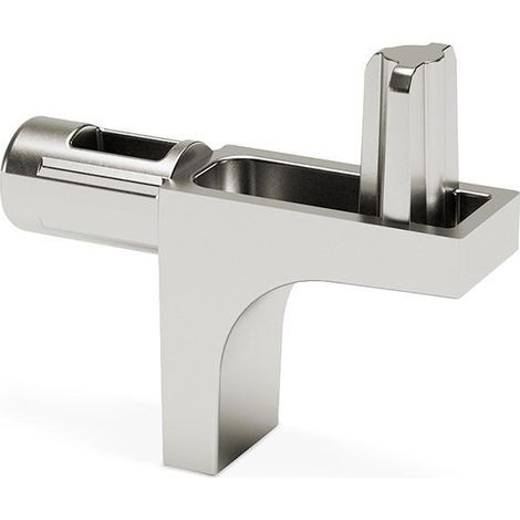 soporte estante madera k-line. niquel - italiana ferramenta acabado niquel ( color:000000 100) (1/2)