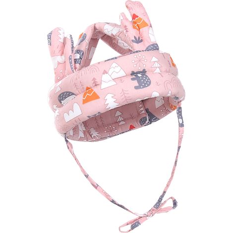 Casque de Sécurité Bébé Léger et Respirant pour Enfants de 5 à 24 Mois - Rose (1/5)