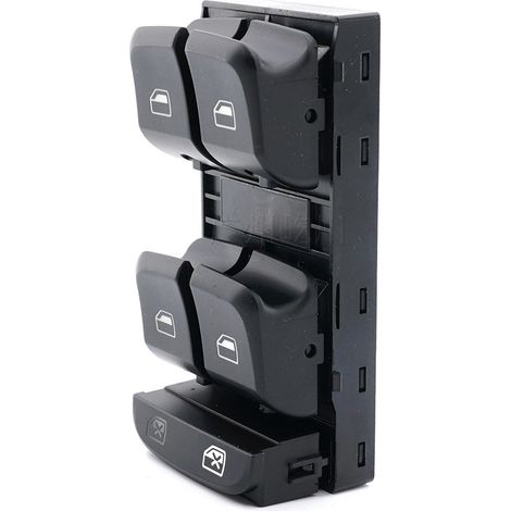8K0959851 Applicable au commutateur de commande de lève-vitre de voiture Audi A4, commutateur principal pour le réglage des vitres électriques. (1/2)