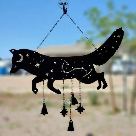 Cloche À Vent - Forme De Lapin - En Métal - Décoration De Jardin Et De Porte - Pour Pâques Et Extérieur - 1 Pièce (1/5)