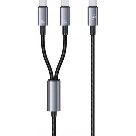 Usams Cable 2in1 2xUSB-C 72W 1,2m Datenkabel aus Aluminiumlegierung Sufeng Serie SJ740USB101 (US-SJ740) (1/5)