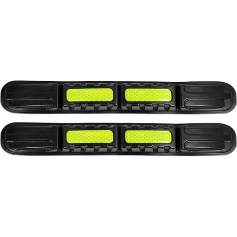 1 paire de bandes adhésives réfléchissantes anti-rayures pour pare-chocs de voiture (1/5)