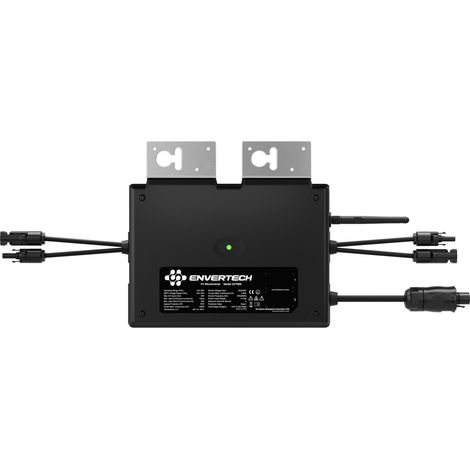 MECAFER Micro Onduleur 428804 MPPT 1000W pour 2 Panneaux Solaires Efficacite de 99.8 Pourcent IP67 Norme VFR2019 Plug and Play Compact Garantie 2 ans (1/5)