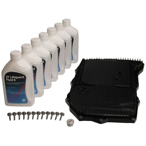 KIT DE VIDANGE D'HUILE DE BOÎTE DE VITESSES AUTOMATIQUE ZF PARTS AUDI Q7 3.0-6.0 TDI 08- AVEC HUILE (1/2)