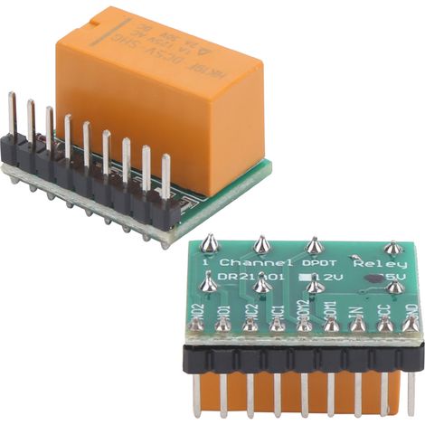 Module relais bipolaire bidirectionnel DPDT ultra-compact à réglage automatique DR21A01DC5V (1/5)