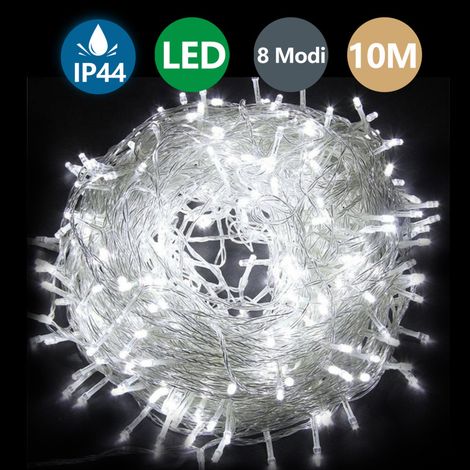 SWANEW 10m 100 lucine LED luci natalizie illuminazione apparecchio impermeabile. bianco freddo (1/5)