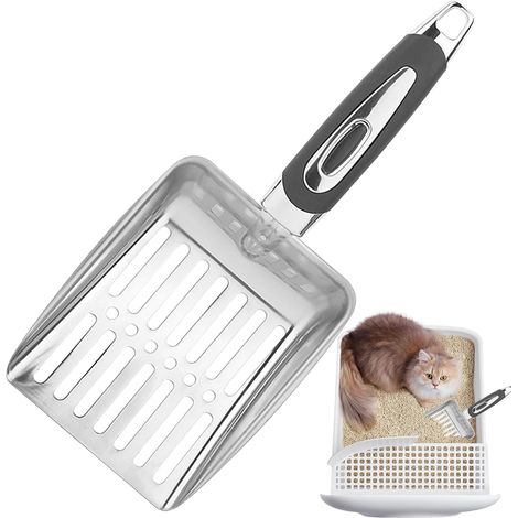 Pelle pour litière de chat,Spatule d'élimination des excréments pour animaux de compagnie, litière pour petits animaux Appartement Maison Salon Vétérinaire Dortoir Multi (1/5)