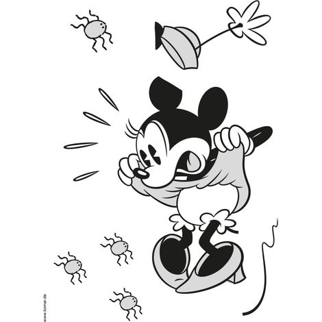 Stickers muraux- Minnie Scream (1/2)