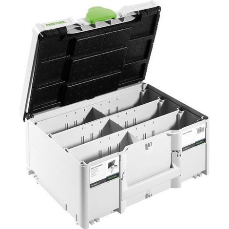 Festool – 576793 – Systainer³ SORT-SYS3 M 187 – Boite de rangement avec 3 compartiments flexibles – Adapté pour DF 500 et DF 700