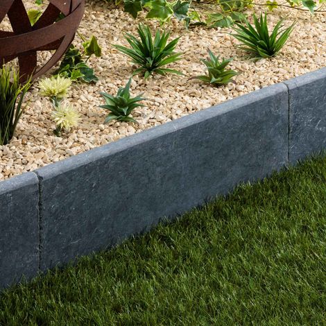 Bordure de jardin Pierre Bleue du Vietnam 60x30x3 cm (à l'unité) - RO'MA NATURE