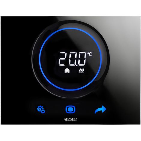 THERMOSTAT ICE WI-FI EN SAILLIE NOIR GEWISS GW16970CN