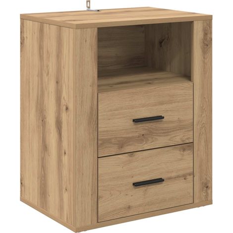 Maison Exclusive - Nachttisch Artisan-Eiche 35 x 50 x 60 cm Holzw