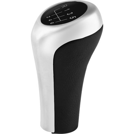 Levier de vitesse manuel 6 vitesses pour BMW E36 E46 E39 E34 Z3 E90 E91 E92 X1 X3 X5, pommeau de changement de rapport en similicuir noir (1/5)