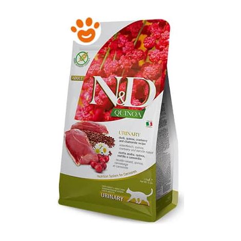 Farmina Cat N&D Quinoa Urinary Anatra - Farmina Cat N&D Quinoa Urinary Anatra - Sacco Da 5 Kg