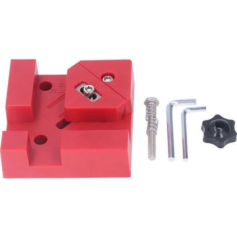 Pince à Angle Droit Carré de Positionnement à 90 Degrés Outil de Travail du Bois Réglable en Plastique à Angle Droit pour Cadre Photo Armoires Tiroirs, Clip Rapide (1/5)