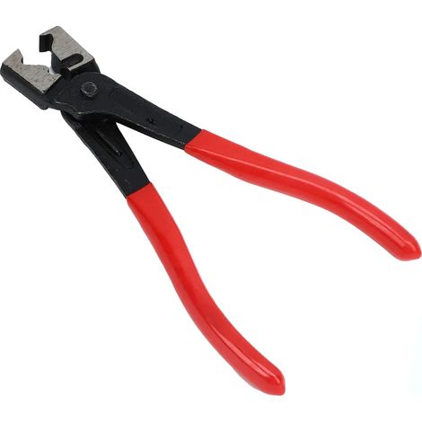 Pince à colliers de serrage, connecteurs électriques, pince pour l'extraction des colliers de conduite de carburant pour la réparation de voitures et de camions, rouge (1/5)