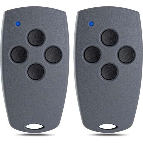 Set of 2 replacement handheld transmitters for Marantec Digital 212-433 211-433 221-433 - Compatible with Marantec d313 382 384 d302 d304 433, (1/4)