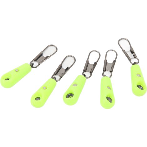 Connecteur de Pêche à Rivet Renforcé avec Plomb Coulissant et Flotteur Vert Faible Résistance