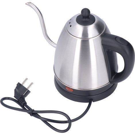 Bouilloire électrique à Col de Cygne en Acier Inoxydable, Résistante à la Chaleur, Antidérapante, Pour café à Main, 1,2 L, Norme Européenne 220V. (1/5)