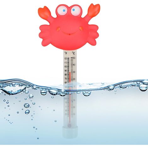 Thermomètre de piscine, design animalier, incassable, flottant, pour aquarium, bassin, baignoire ou douche (1/5)