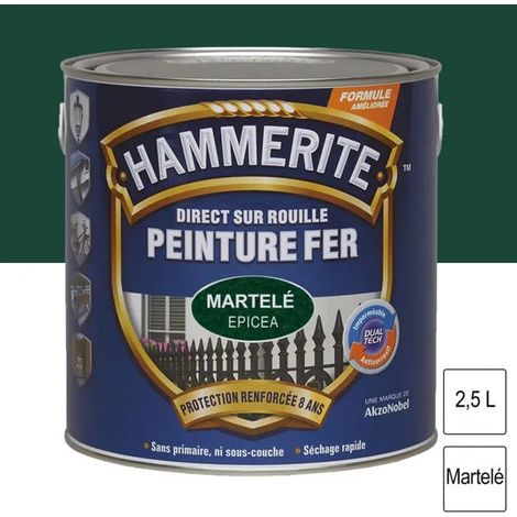 Hammerite Farbe grün Fichte 2,5 Liter Rostschutz