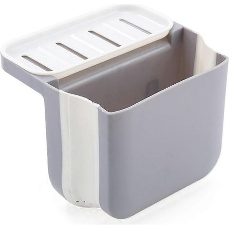 Panier d'égouttage suspendu à ventouse, passoire pliable pour évier, organisateur de rangement pour salle de bain et cuisine (1/5)