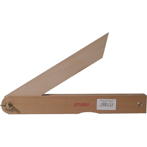 squadra regolabile Stubai bevel square legno 300 mm
