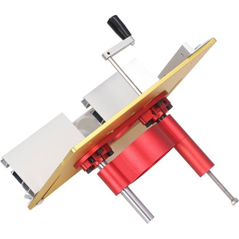 Système de levage pour défonceuse électrique, kit de base de levage pour table de défonceuse, chanfreinage et finition dorée (1/5)