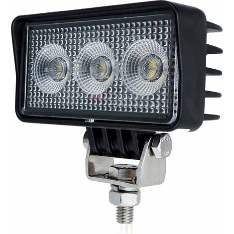 Faro Led da Lavoro Led Work Light Lampada Supplementare Rettangolare 3,5'' 12W 1300LM 12V 24V IP67 6000K (1/3)